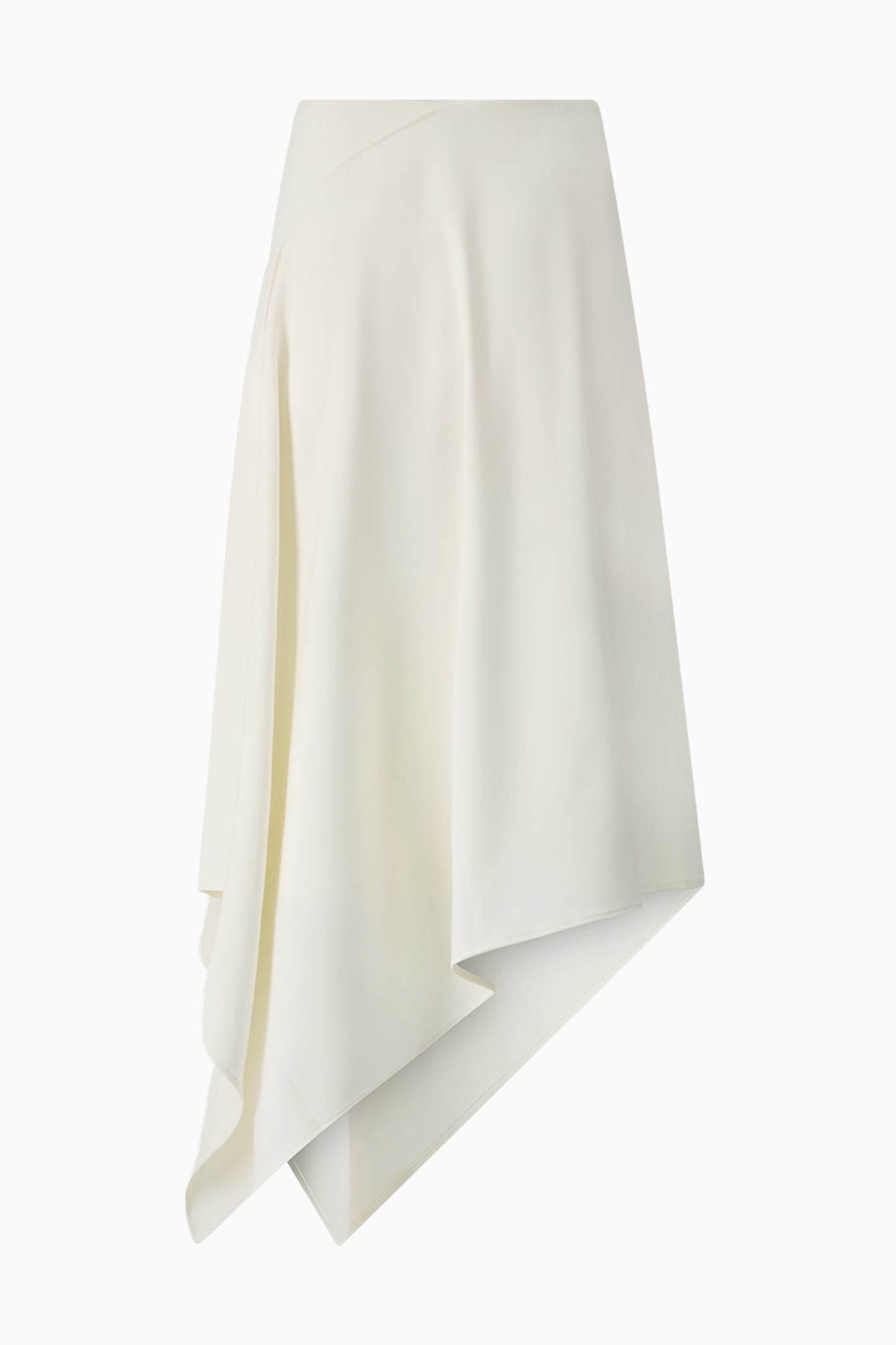 Mellow Asymmetrical Maxi Skirt - Buttercream