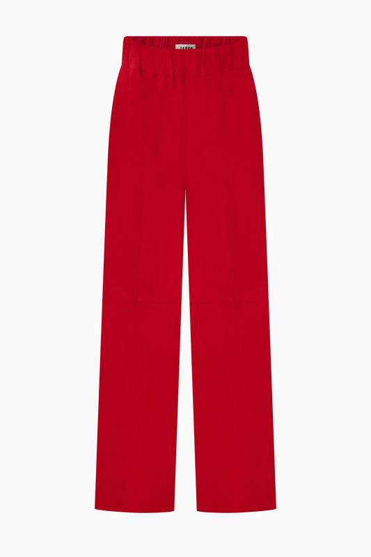 Wharf Suede Pant - Rouge