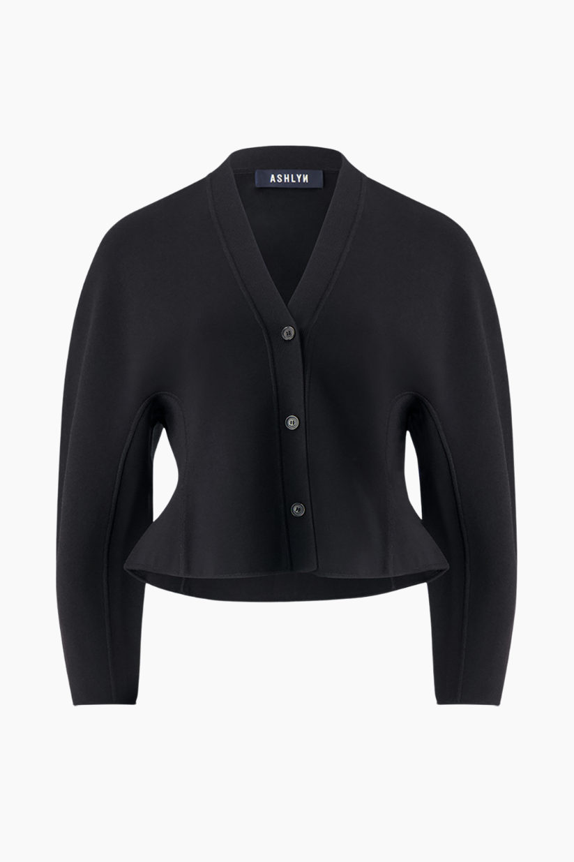 Henry Cardigan with Bracelet Sleeves