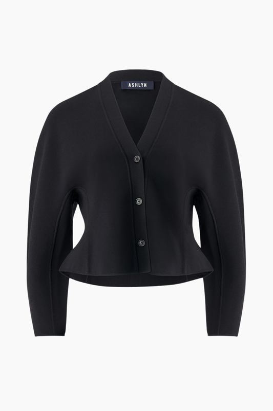 Henry Cardigan with Bracelet Sleeves