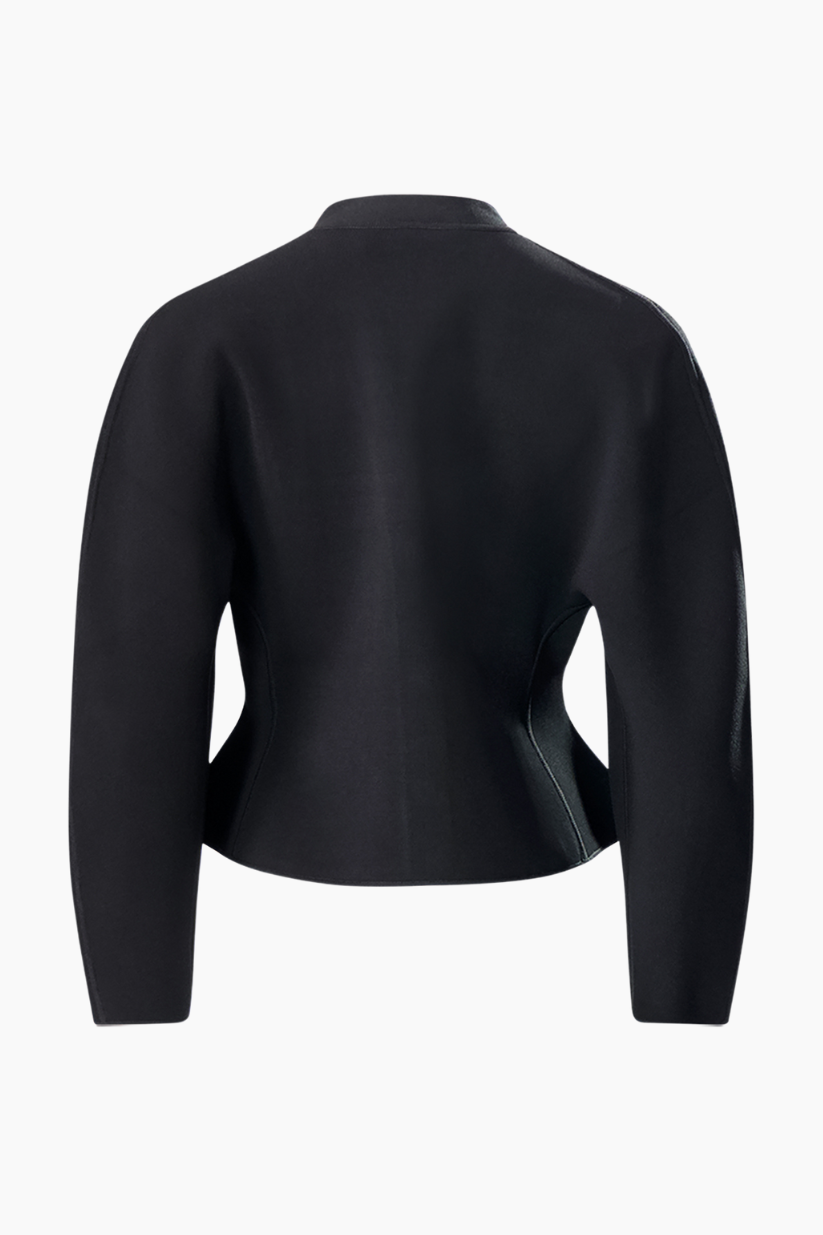 Henry Cardigan with Bracelet Sleeves