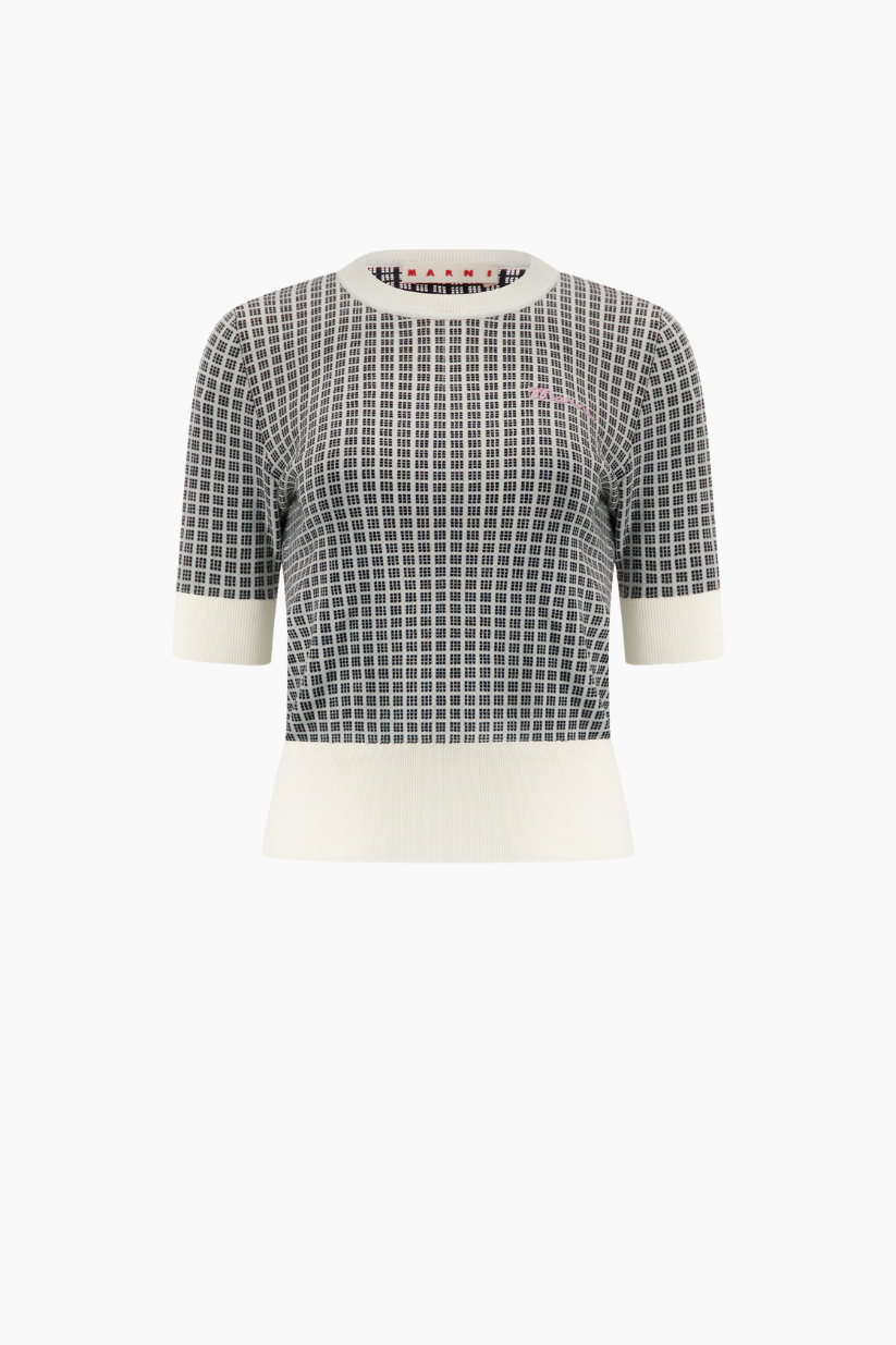 Short Sleeve Roundneck Sweater