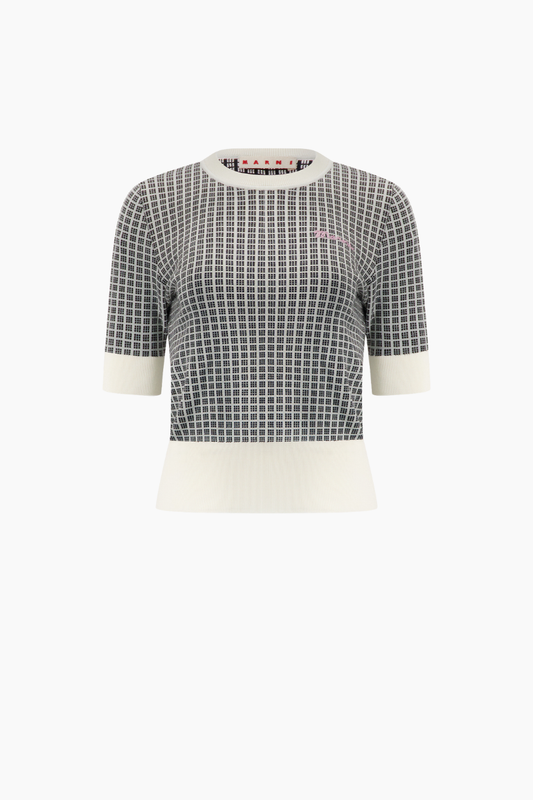 Short Sleeve Roundneck Sweater