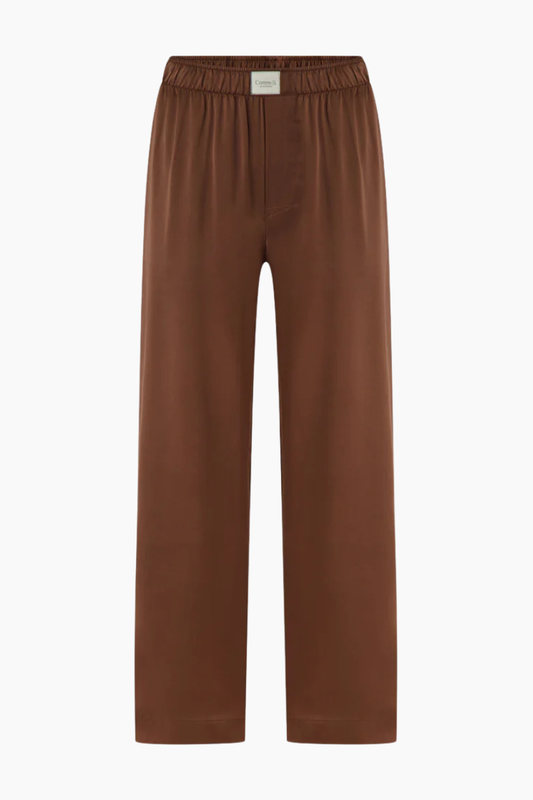 Silk Lounge Pant - Espresso