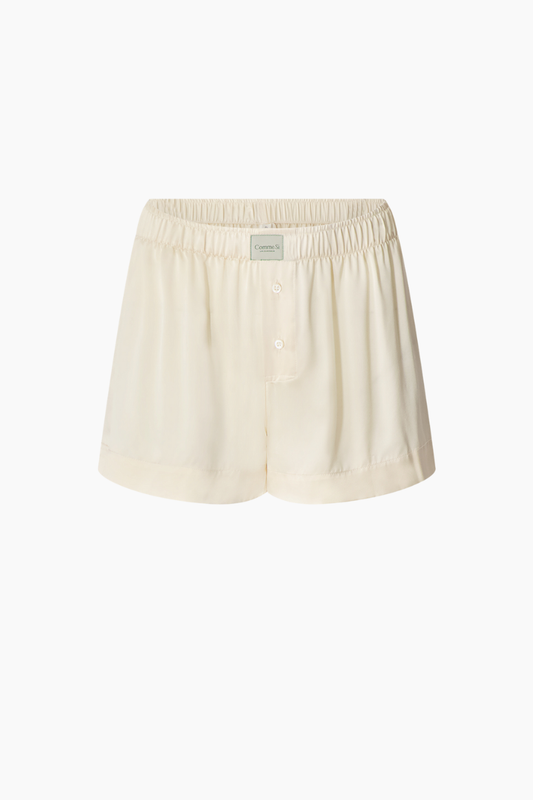 Silk Boxer - Cream