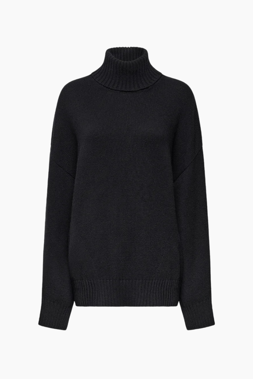 Oversized Cashmere Turtleneck
