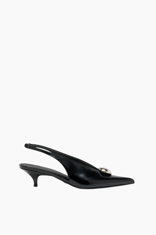 Dome Slash Slingbacks