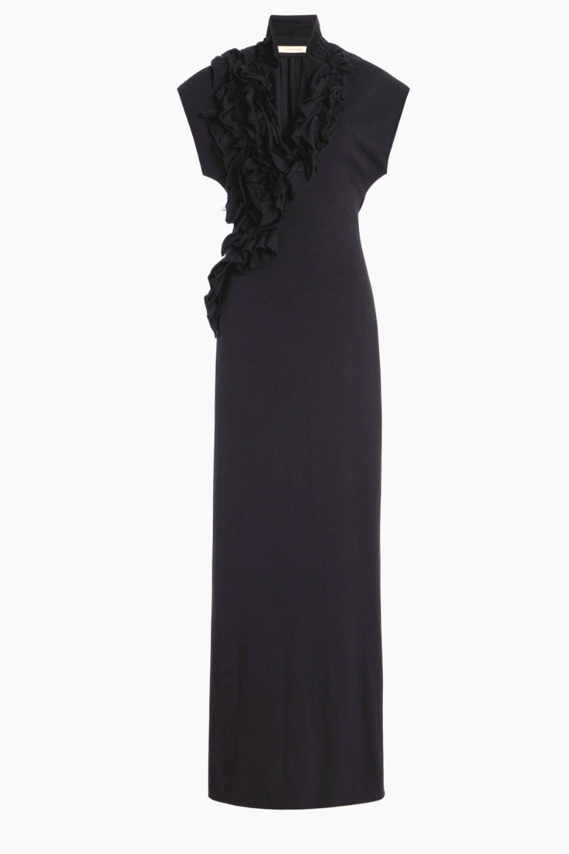Jersey Ruffle Dress