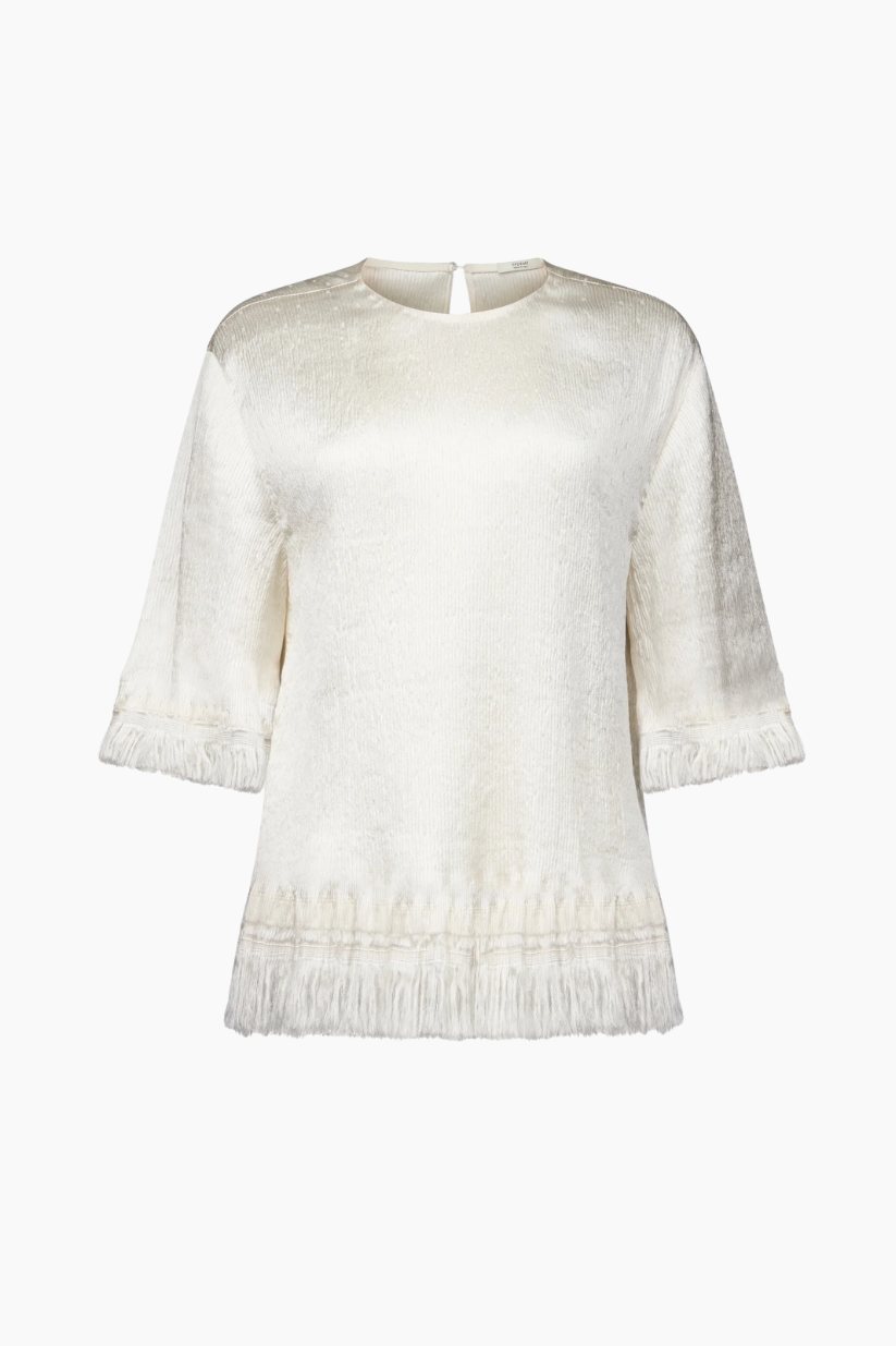 Anais Frayed Edge Tee