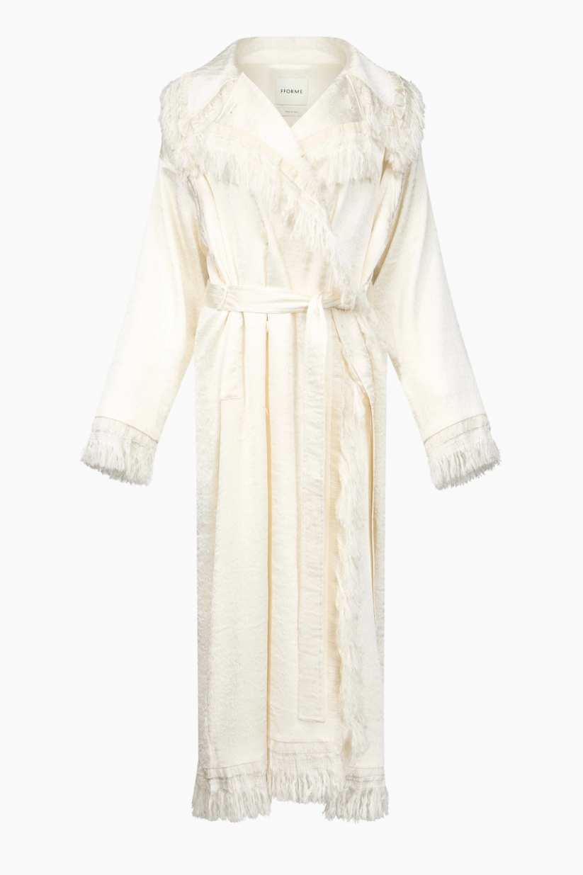 Lise Frayed Edge Trench