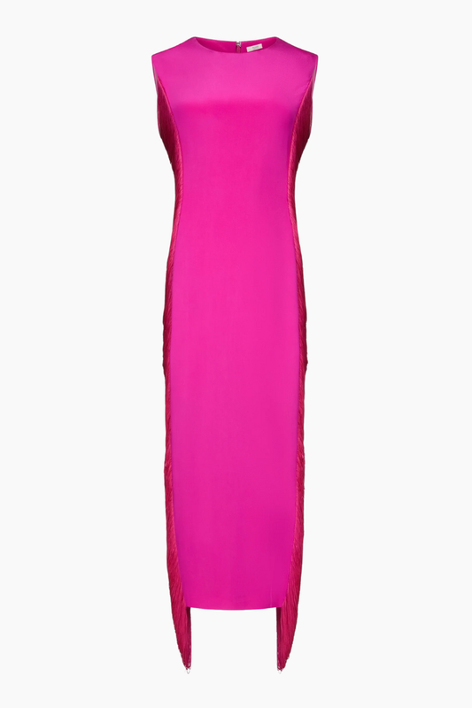 Bianca Silk Fringe Dress