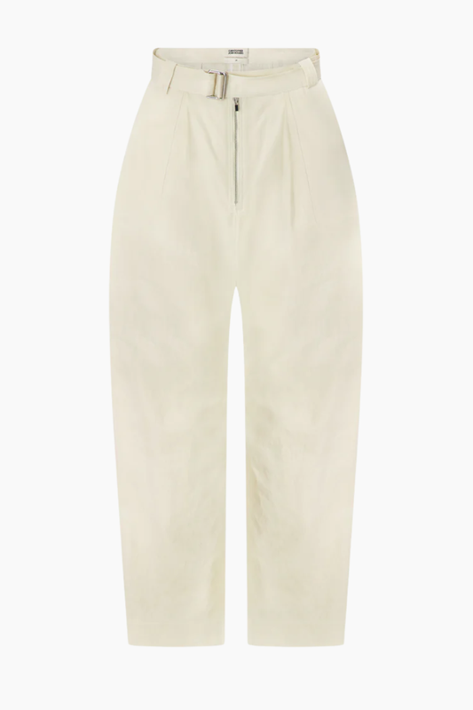 Patch Pocket Straight Trouser - Macadamia