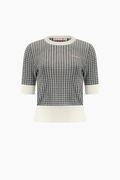 Short Sleeve Roundneck Sweater