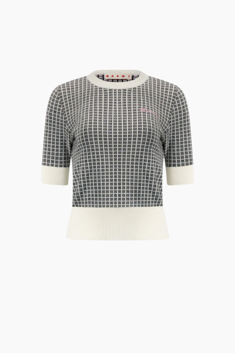 Short Sleeve Roundneck Sweater