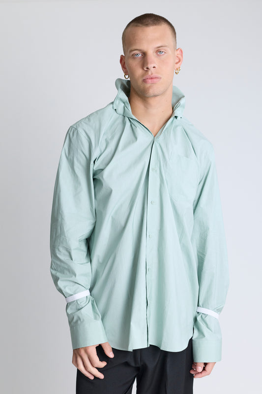 Elasticated Collar Shirt