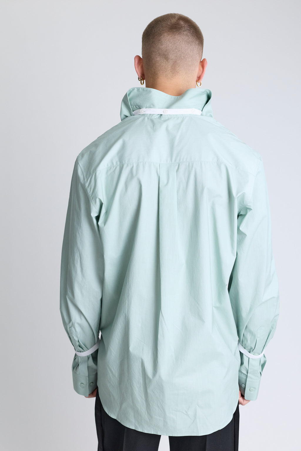 Elasticated Collar Shirt