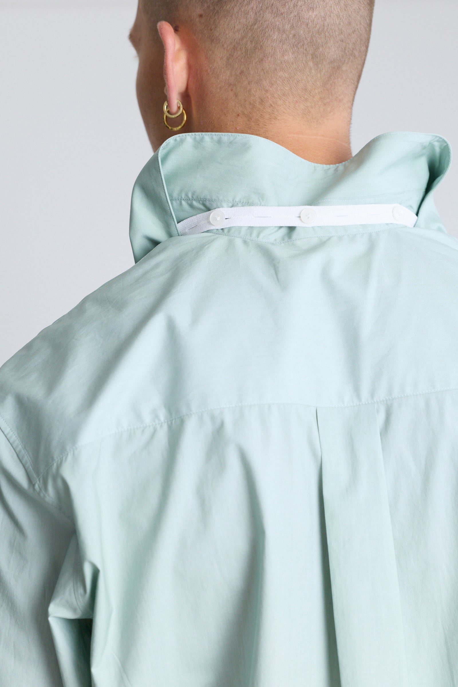 Elasticated Collar Shirt