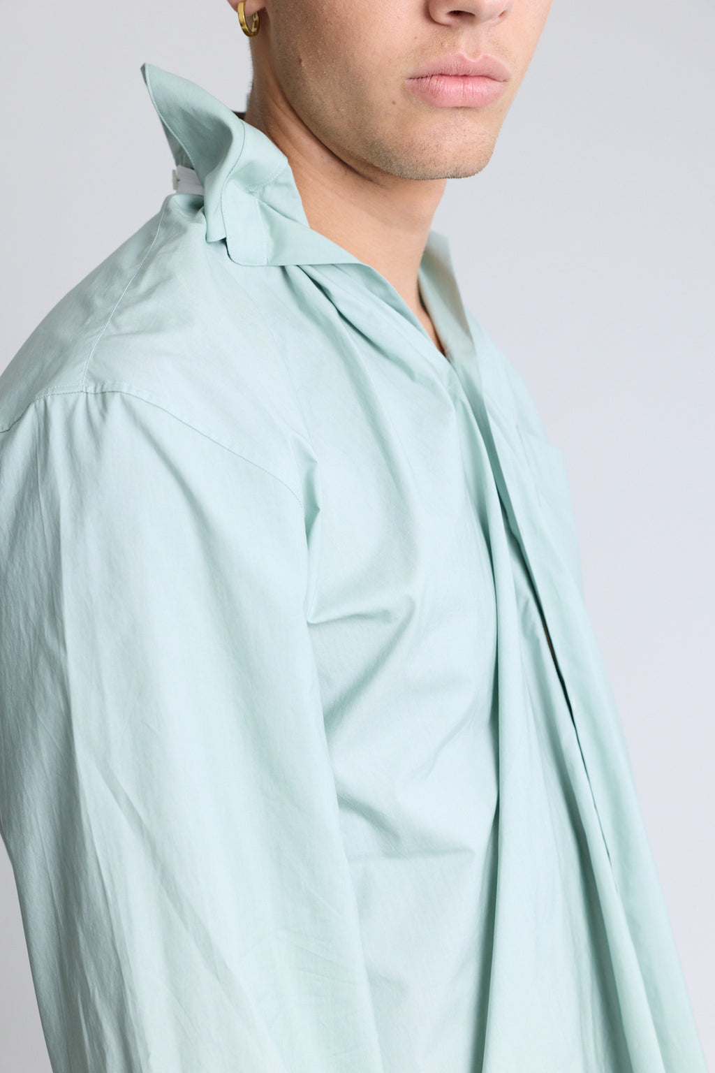 Elasticated Collar Shirt