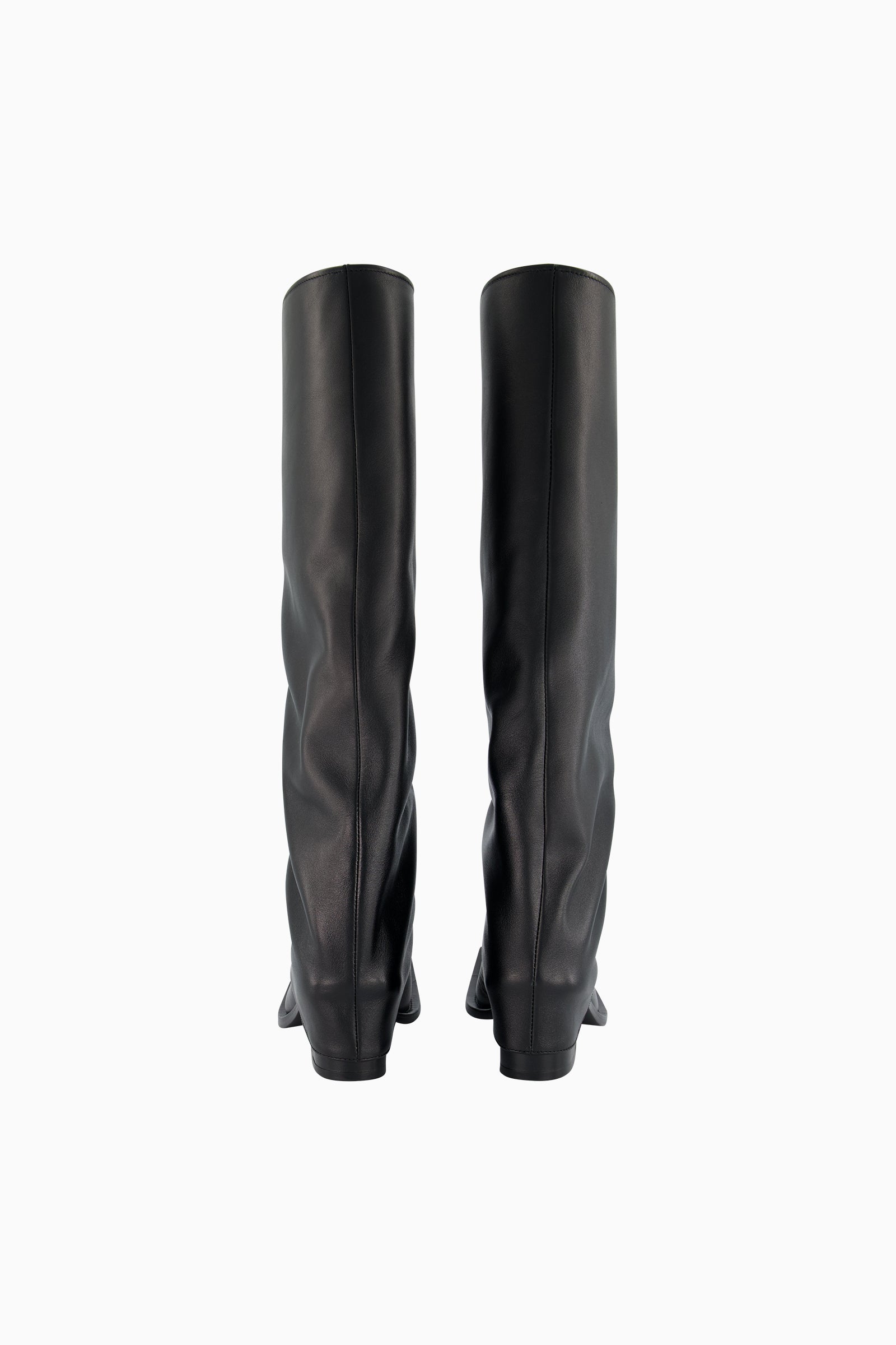 Havva Chunky Heel Trouser Boots - Black