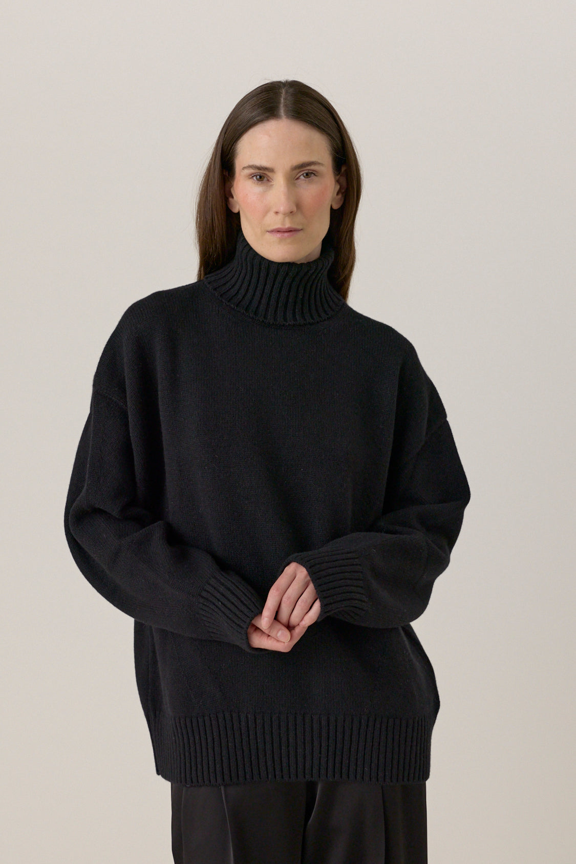 Oversized Cashmere Turtleneck