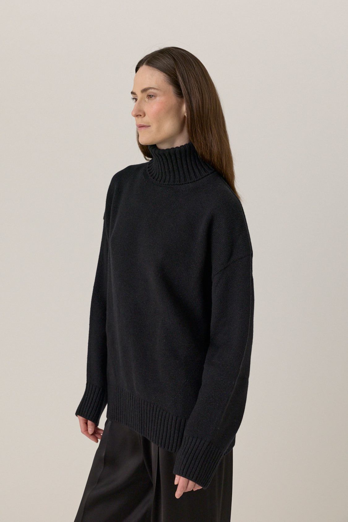 Oversized Cashmere Turtleneck