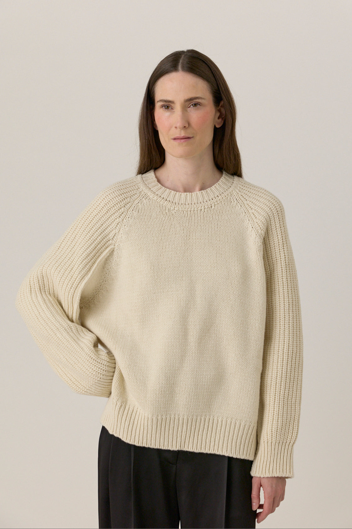 Recycled Cashmere Crew