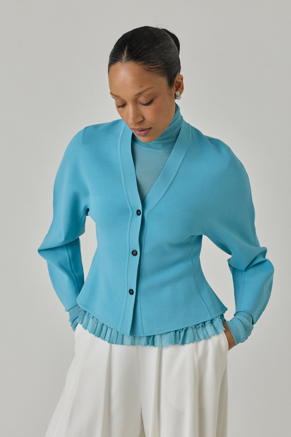 Henry Cardigan - Celeste