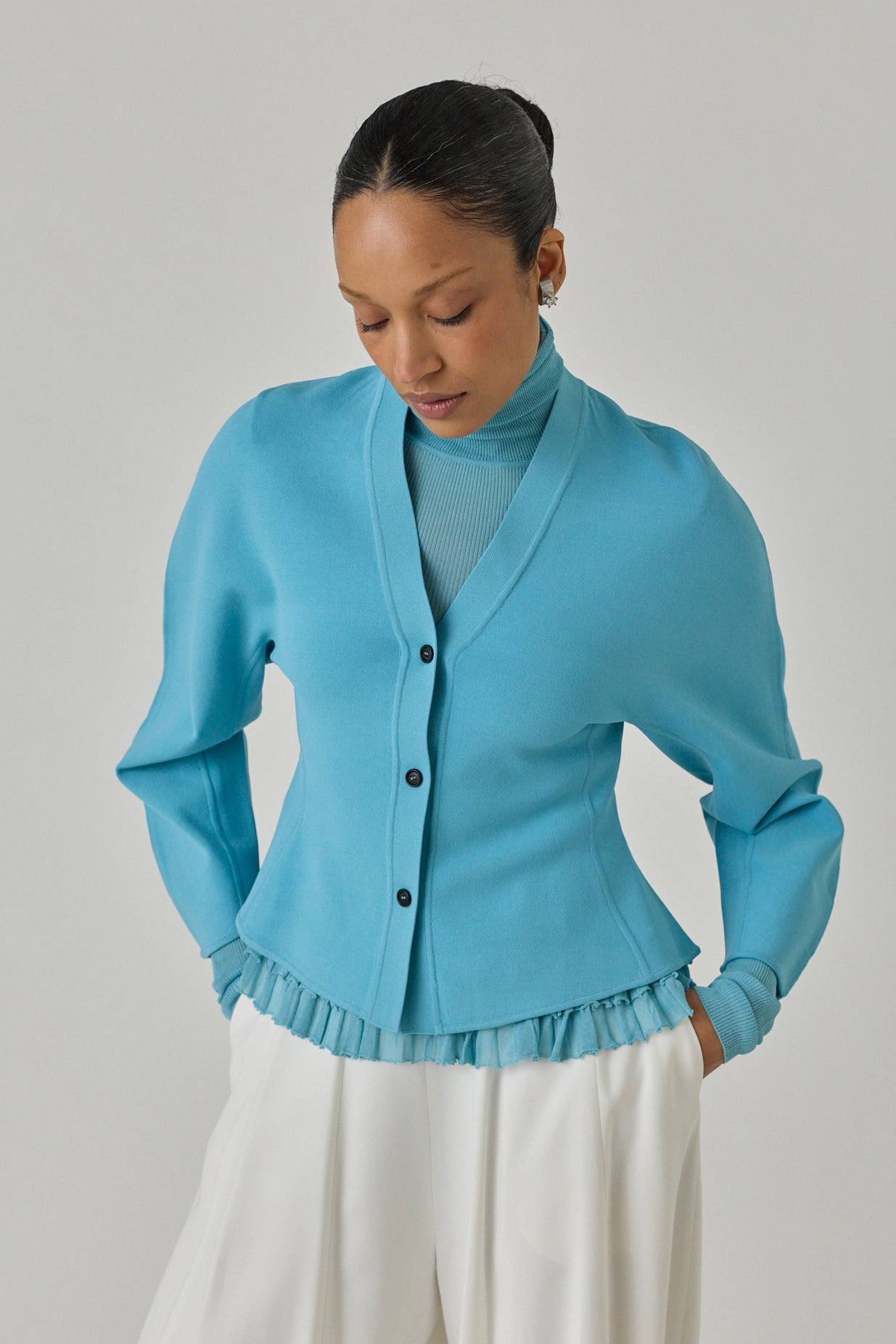 Henry Cardigan - Celeste