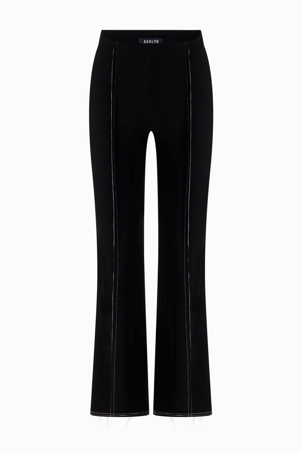 Cade Kick Flare Pant with Raw Edge Chiffon Detail