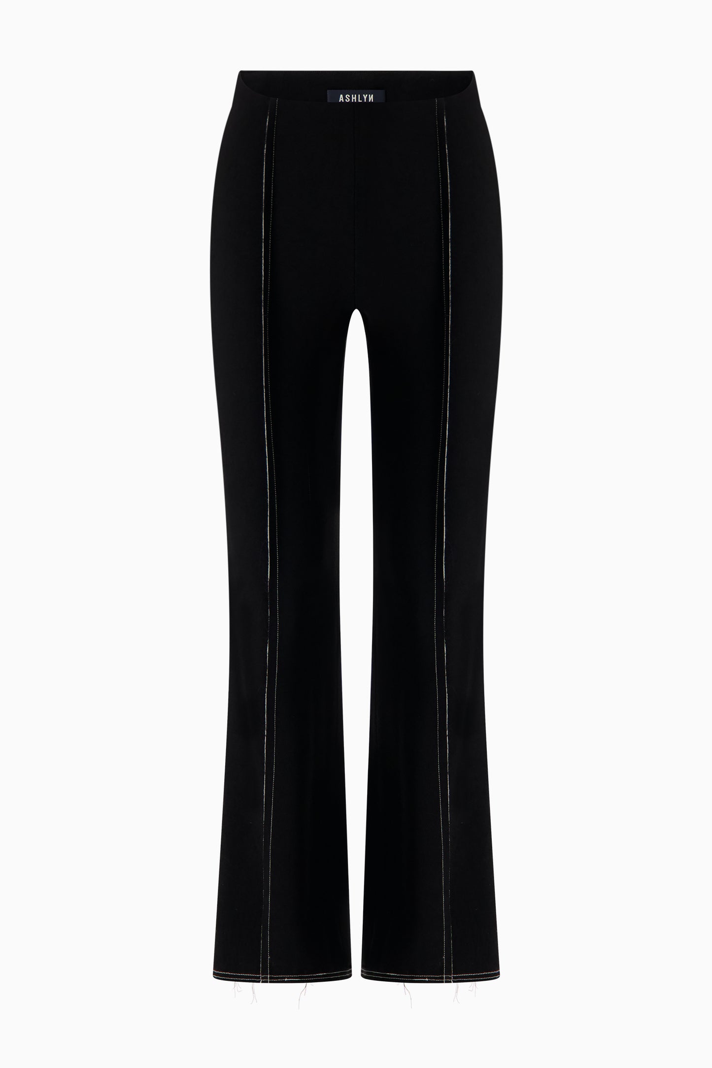 Cade Kick Flare Pant with Raw Edge Chiffon Detail