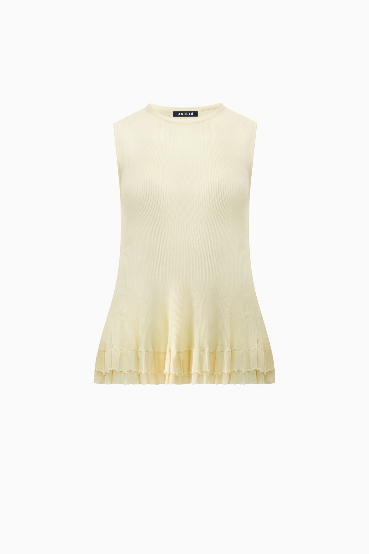 Bennett Knit Peplum Crew