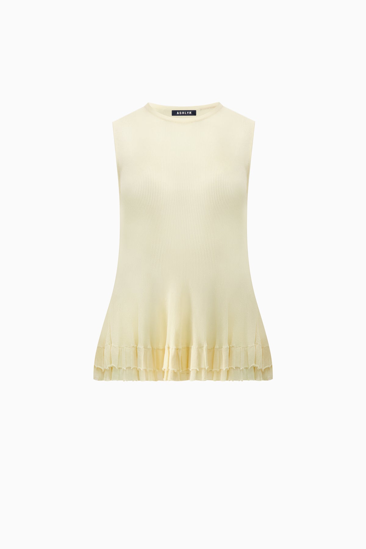 Bennett Knit Peplum Crew