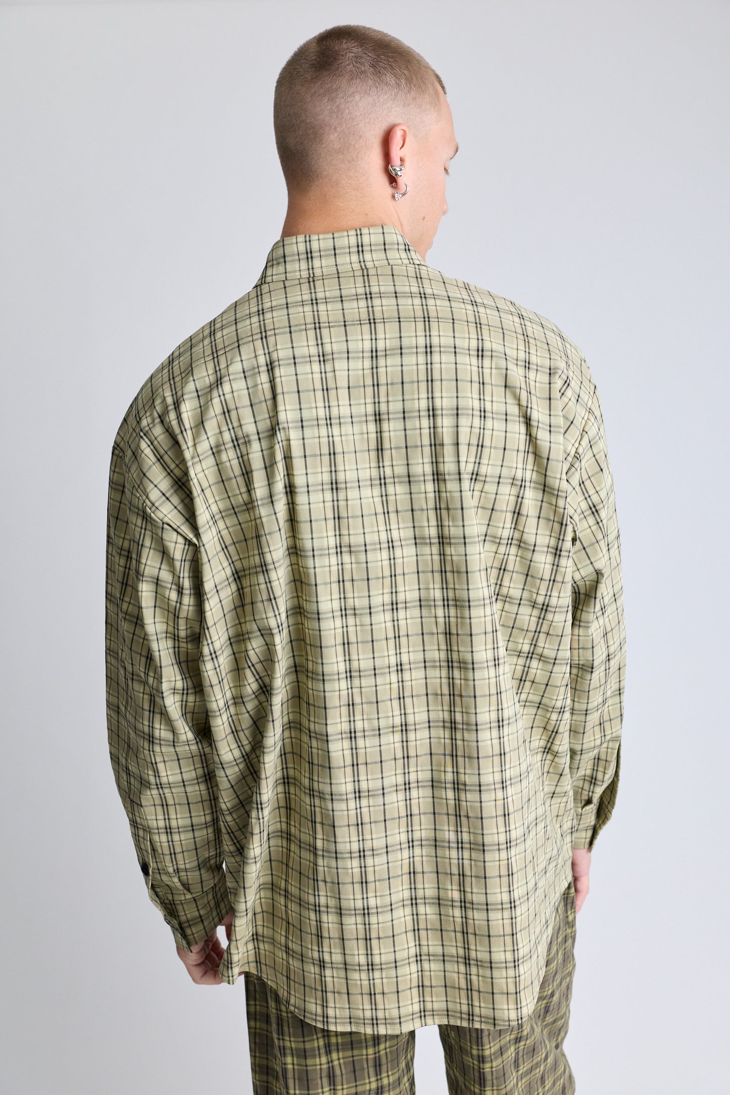 Zeke Shirt - Lichen/Black Check