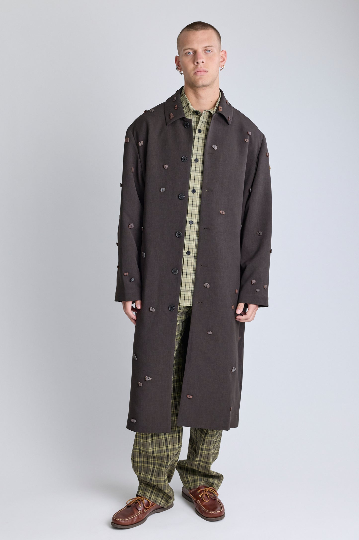 Sea Glass Luka Coat - Soil/Brown