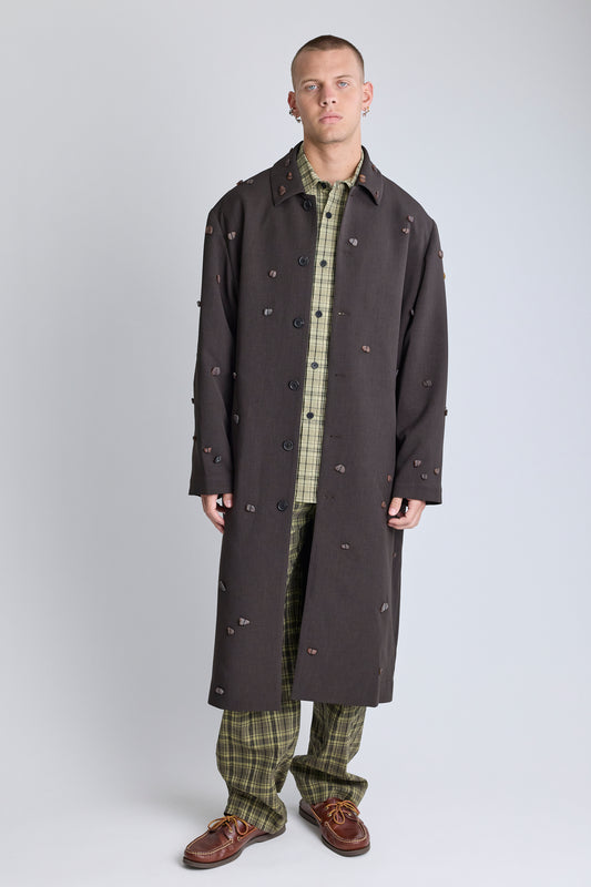 Sea Glass Luka Coat - Soil/Brown