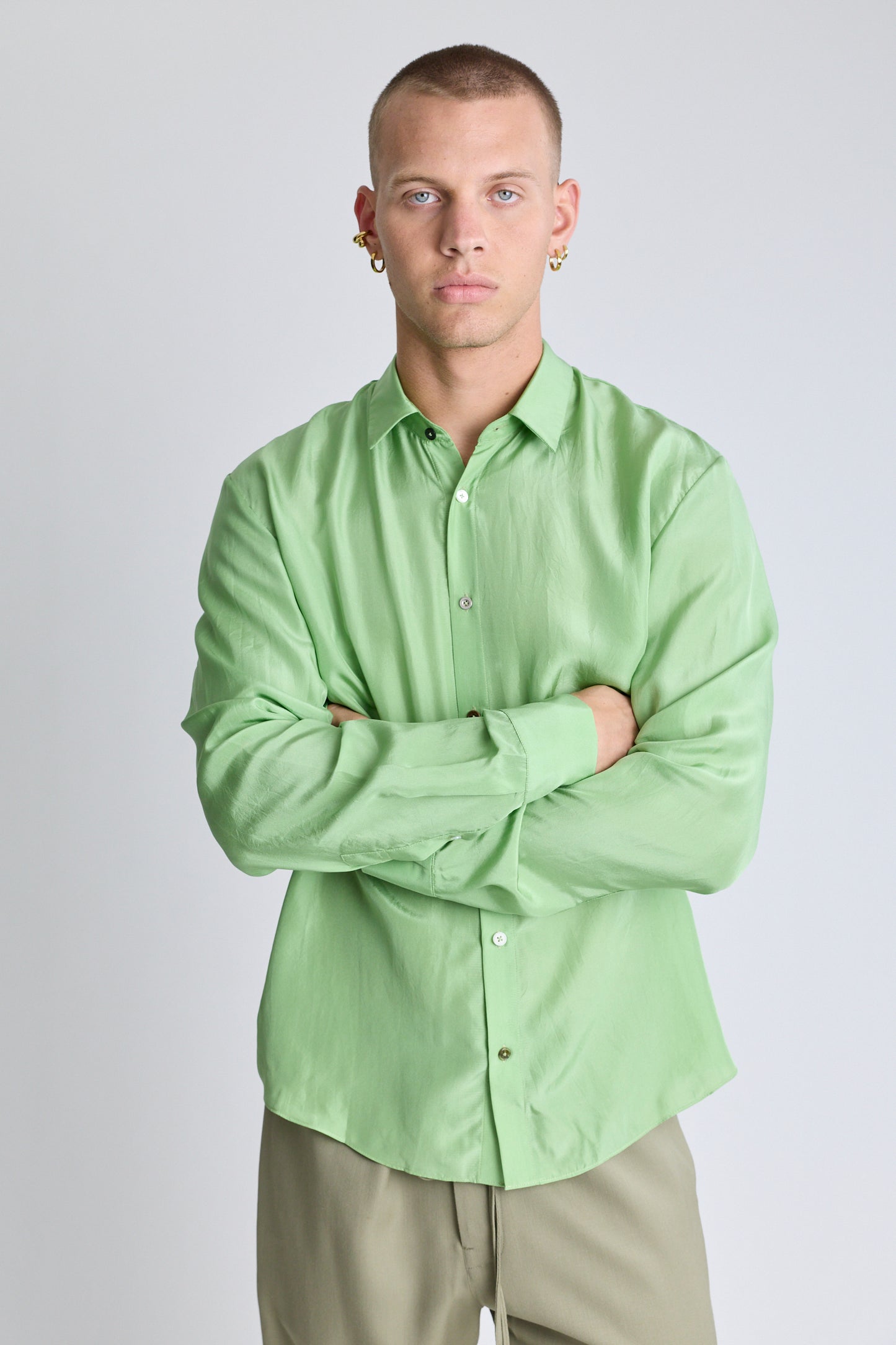 Mixed Button David Shirt