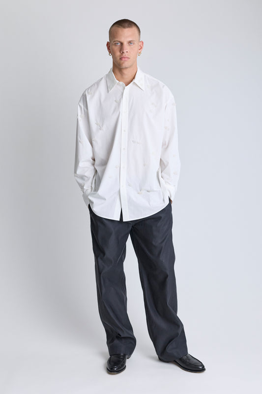Lysander Sea Glass Shirt - Ivory