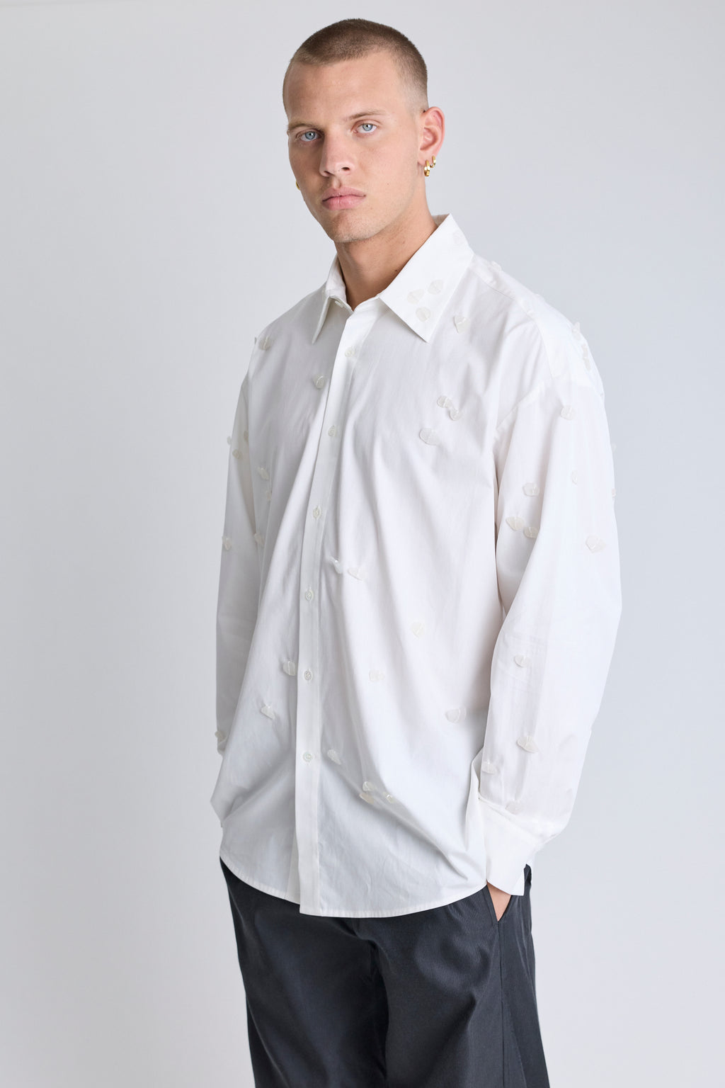 Lysander Sea Glass Shirt - Ivory