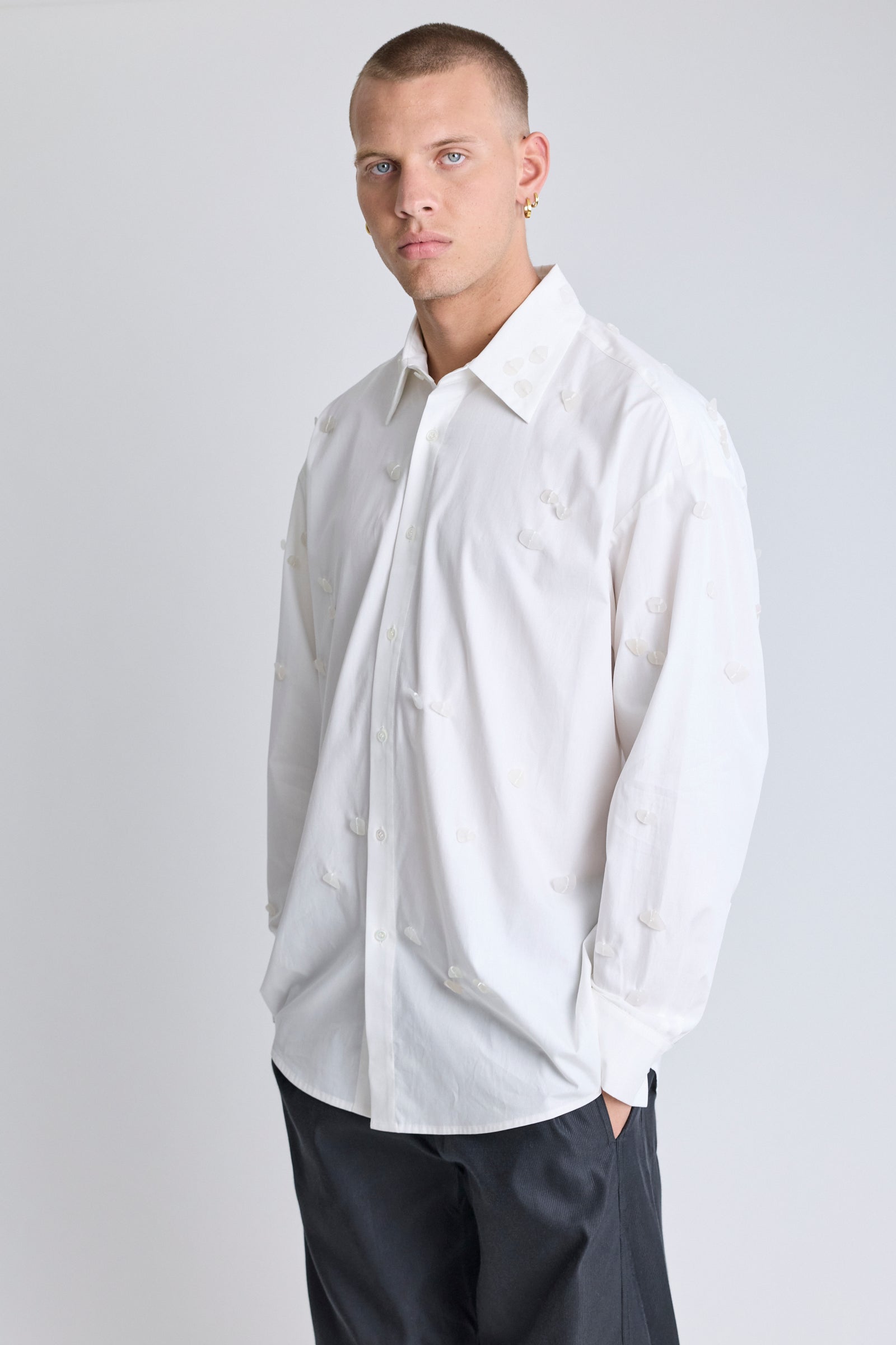 Lysander Sea Glass Shirt - Ivory