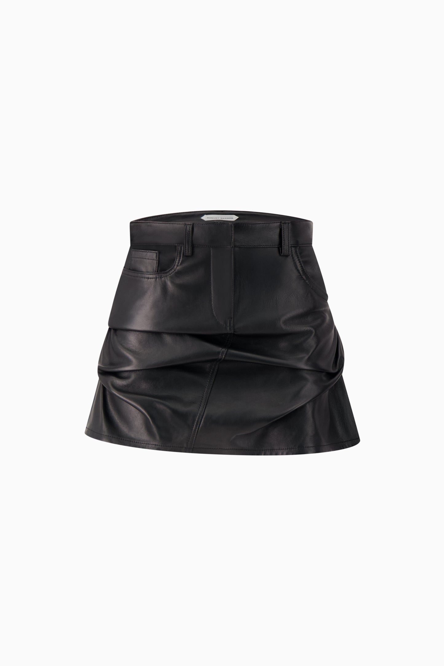 Lifted Leather Skirt