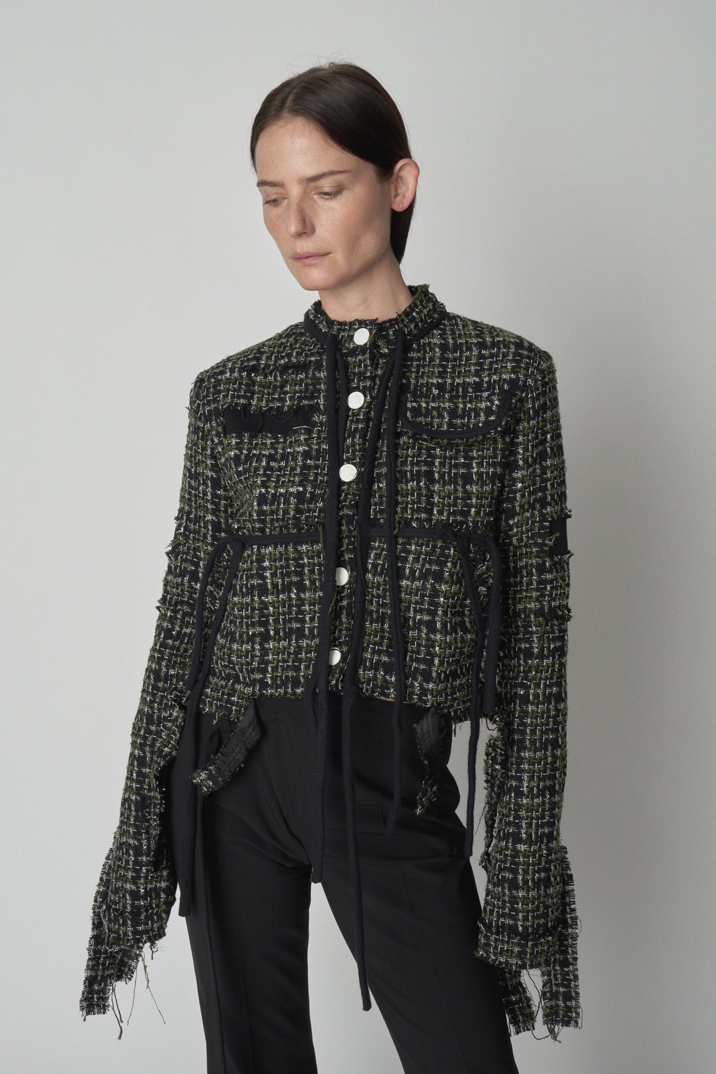 Deconstructed Tweed Jacket