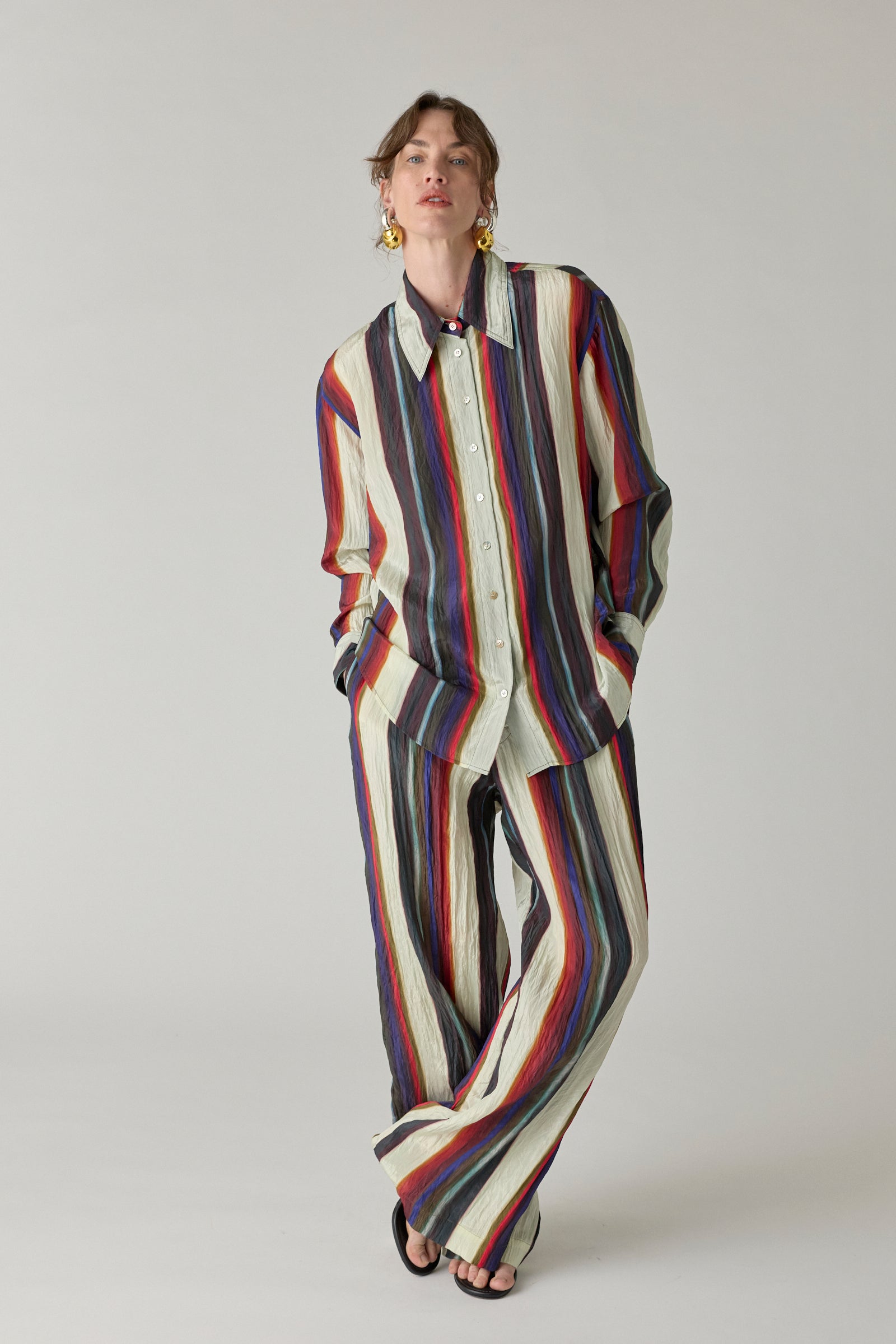 Morris Stripe Relaxed Pant