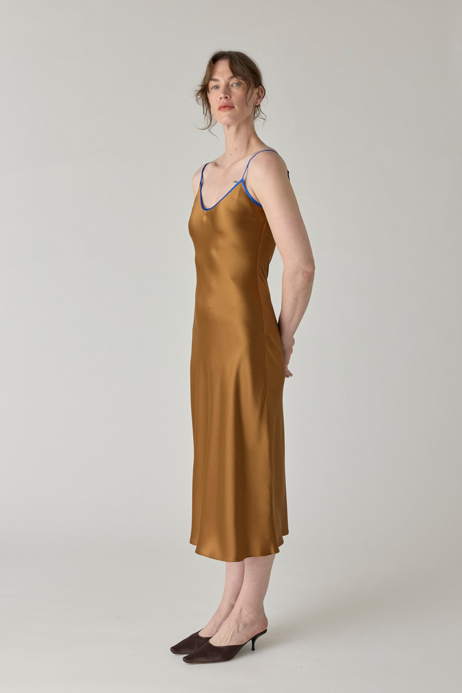 Silk Bias Slip Dress