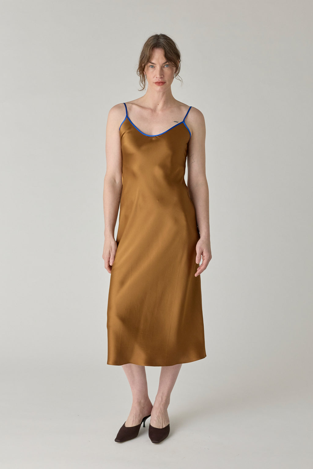 Silk Bias Slip Dress