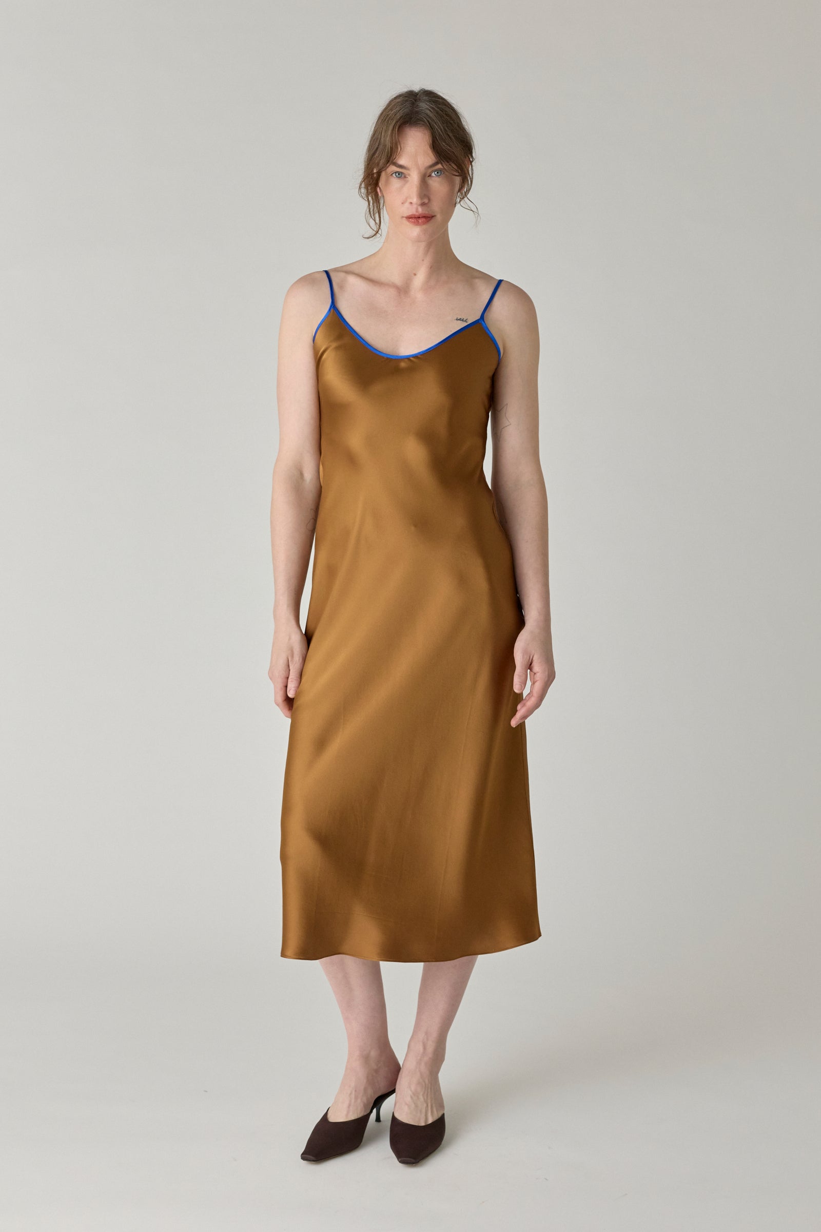Silk Bias Slip Dress