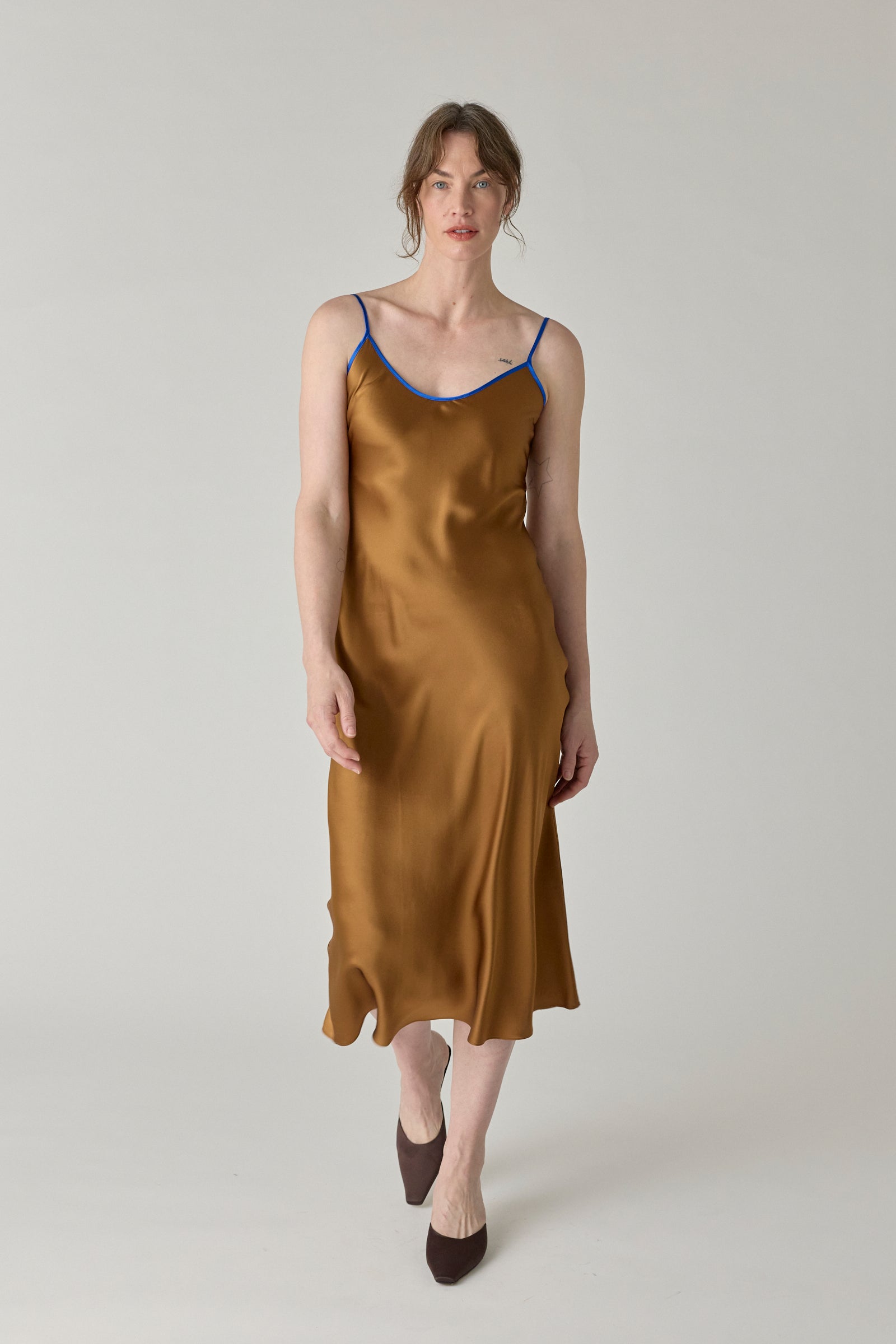 Silk Bias Slip Dress