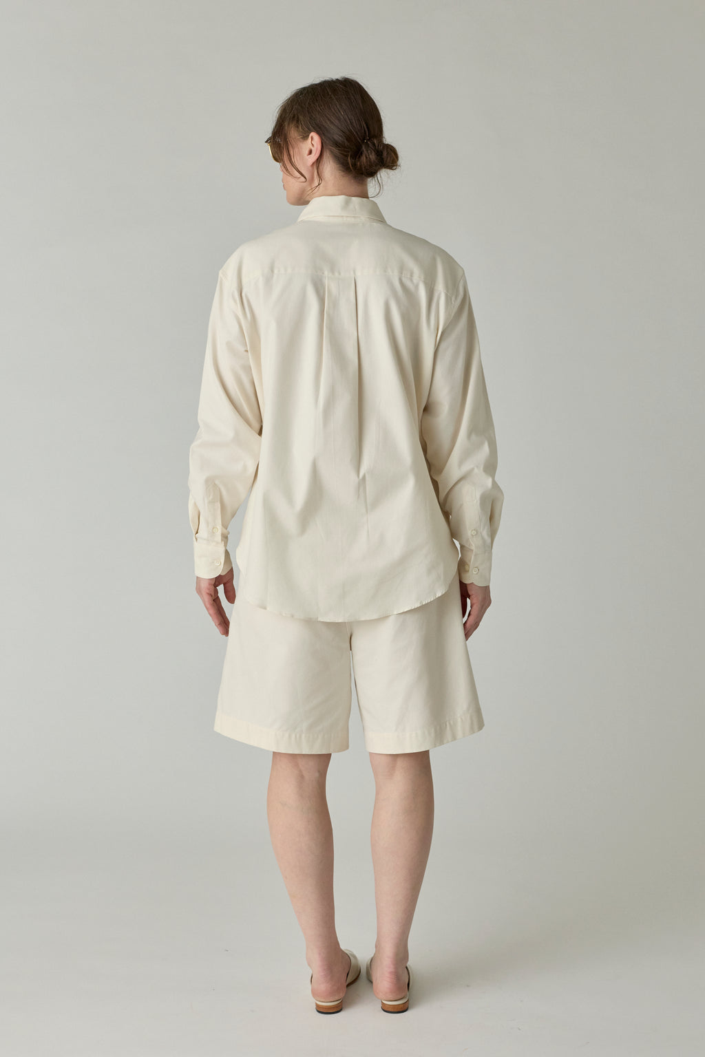 Classic Flannel Shirt - Cream