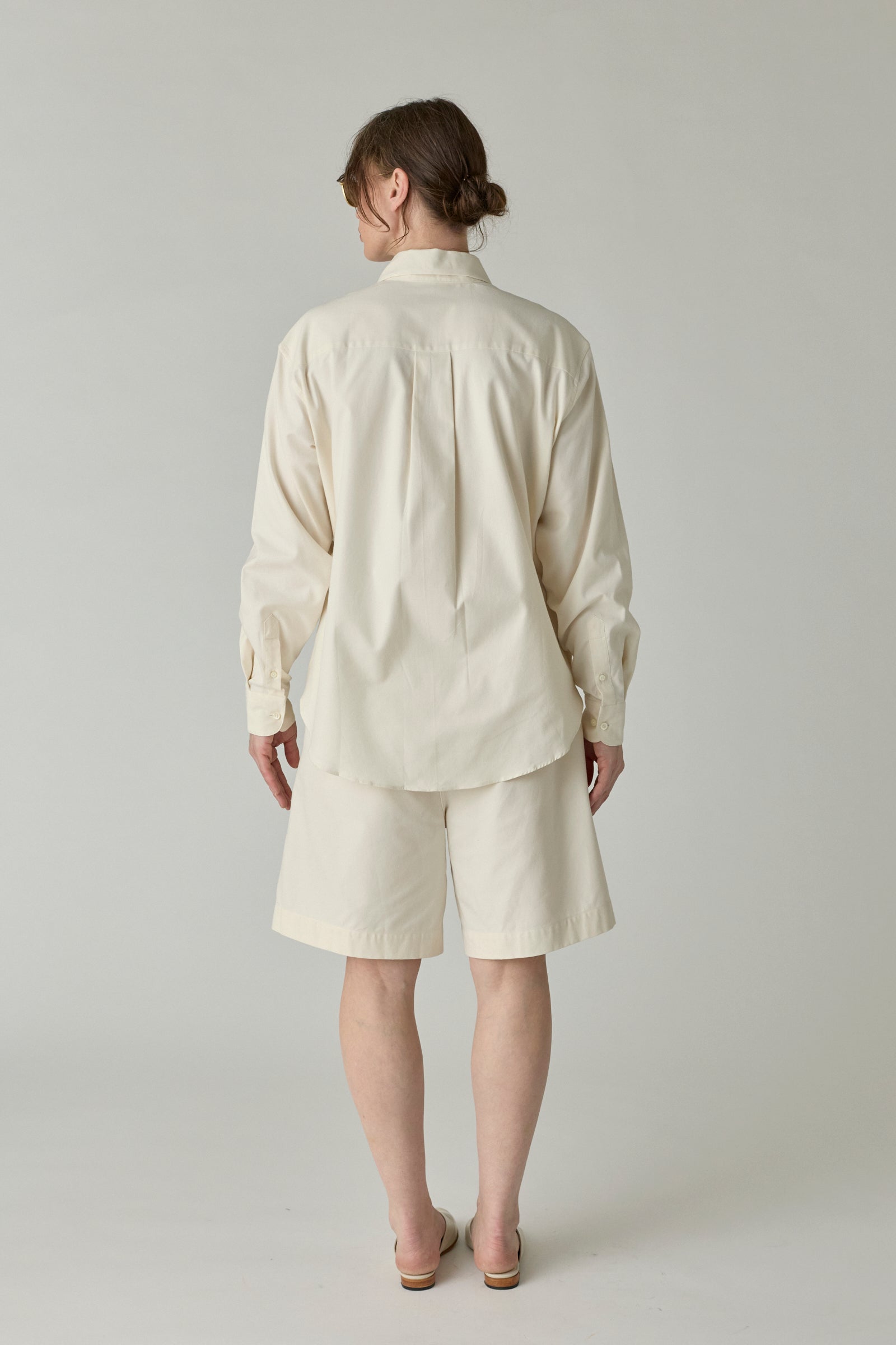 Classic Flannel Shirt - Cream