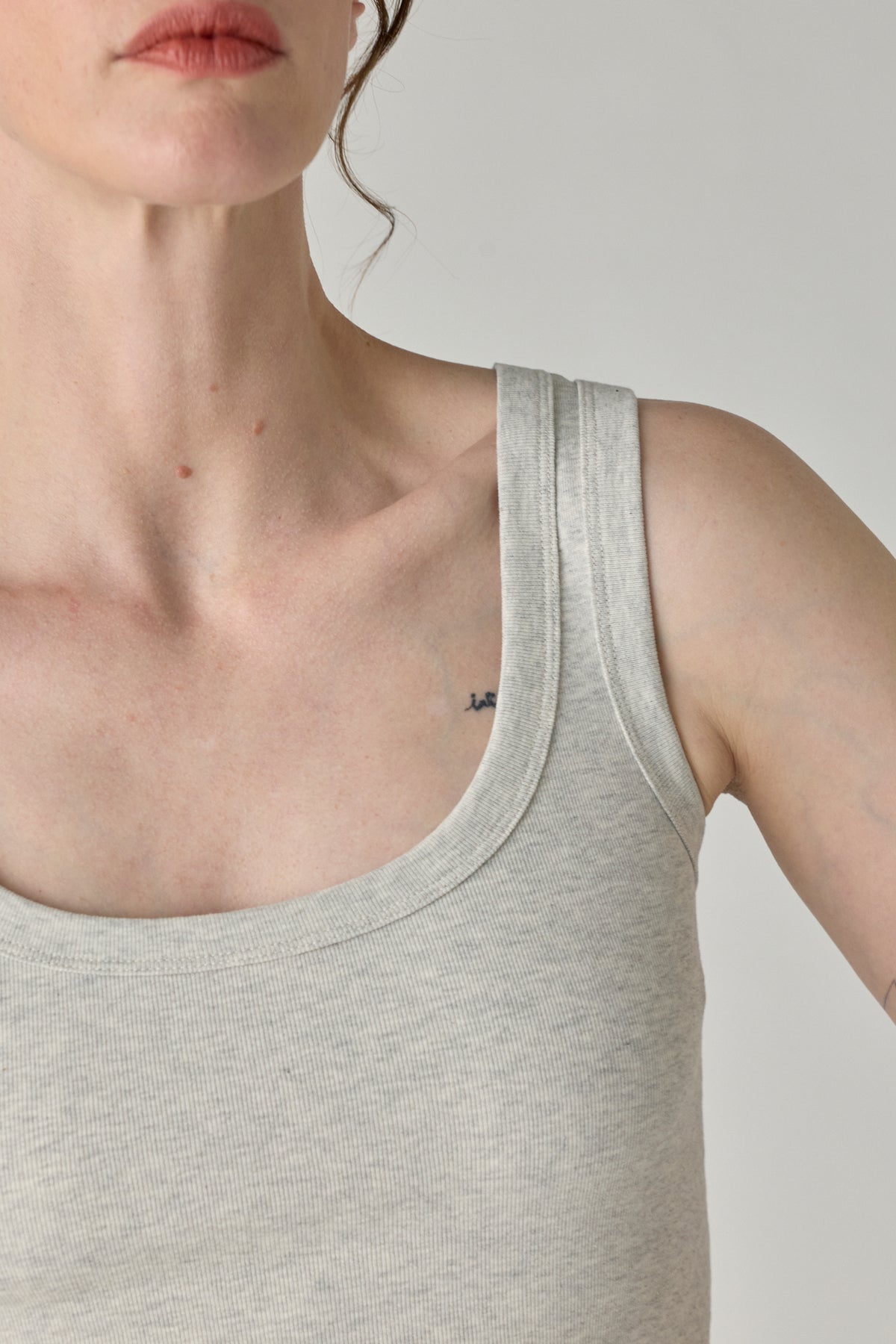 Hillie Tank - Heather Grey