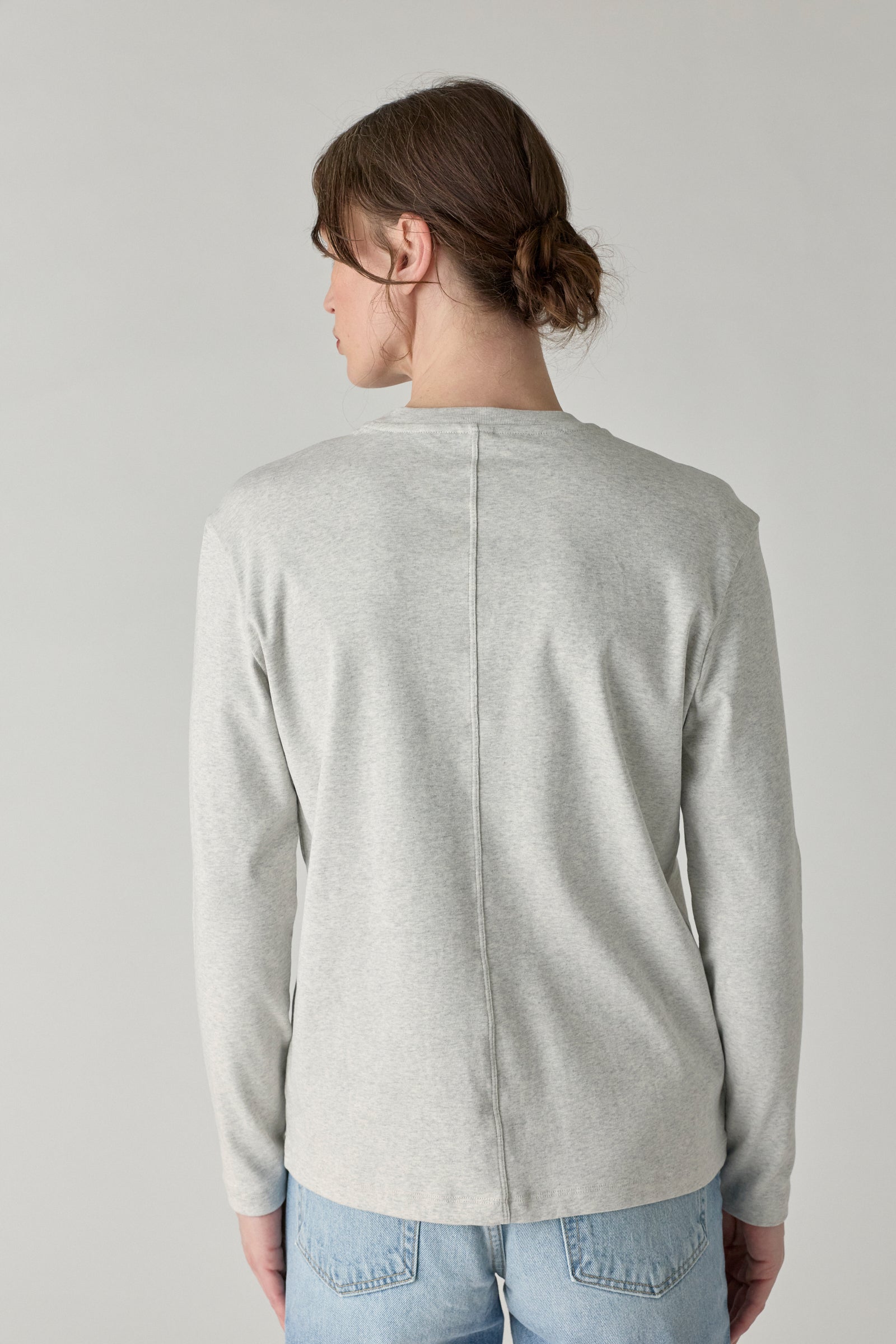 Maggie Longsleeve - Heather Grey